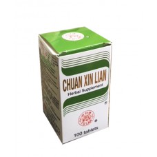 Chuan Xin Lian Herbal Supplement (chaun xin lian kan yan pian)  "YU LAM" brand  100 tablets